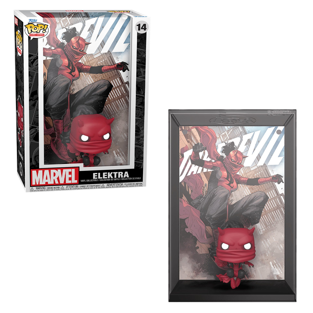 [PRE-ORDER] Funko POP! Comic Cover: Daredevil - Elektra Vinyl Figure #14 (ONLINE ORDER ONLY)