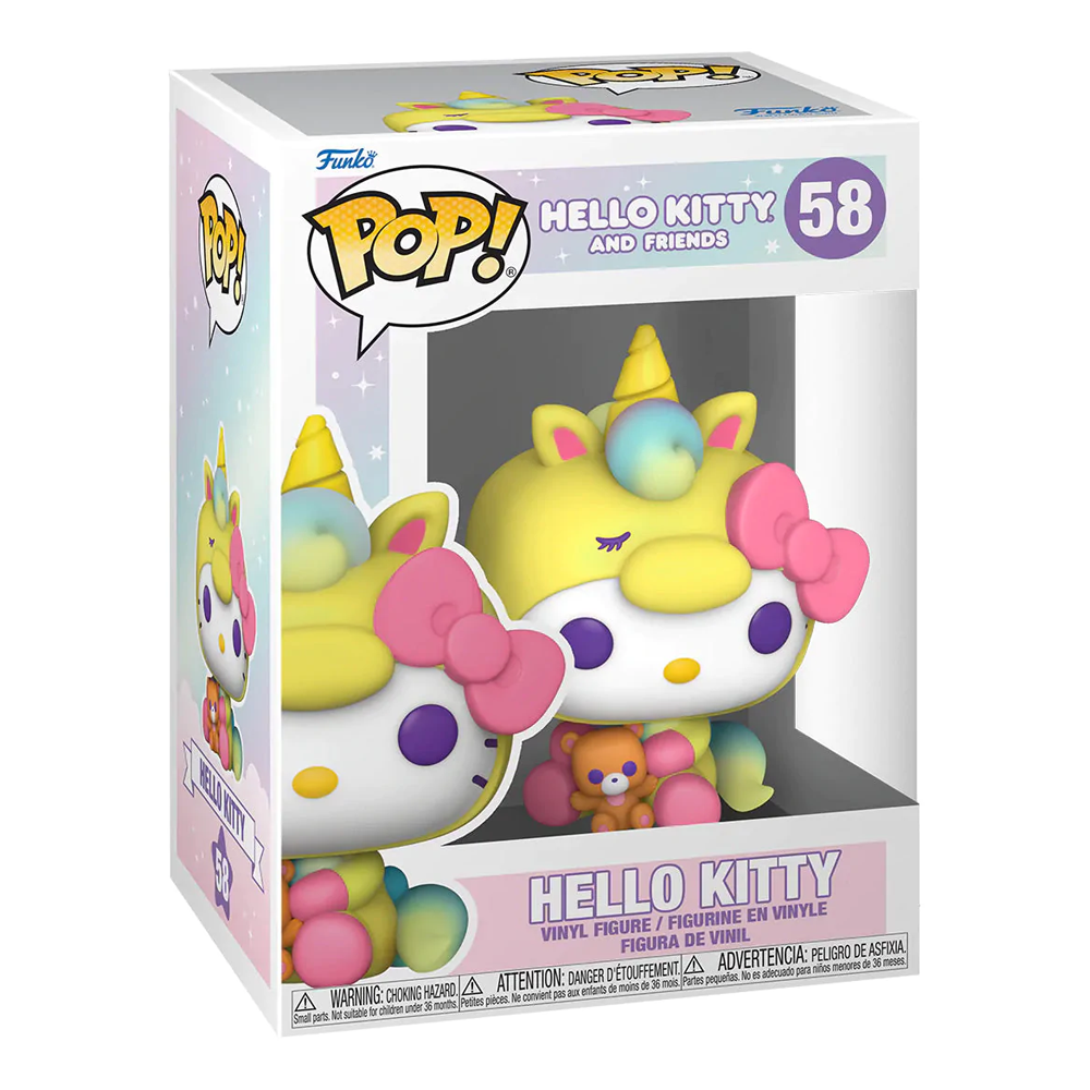 [PRE-ORDER] Funko POP! Sanrio: Hello Kitty - Hello Kitty (Unicorn Party) Vinyl Figure #58 (ONLINE ORDER ONLY)