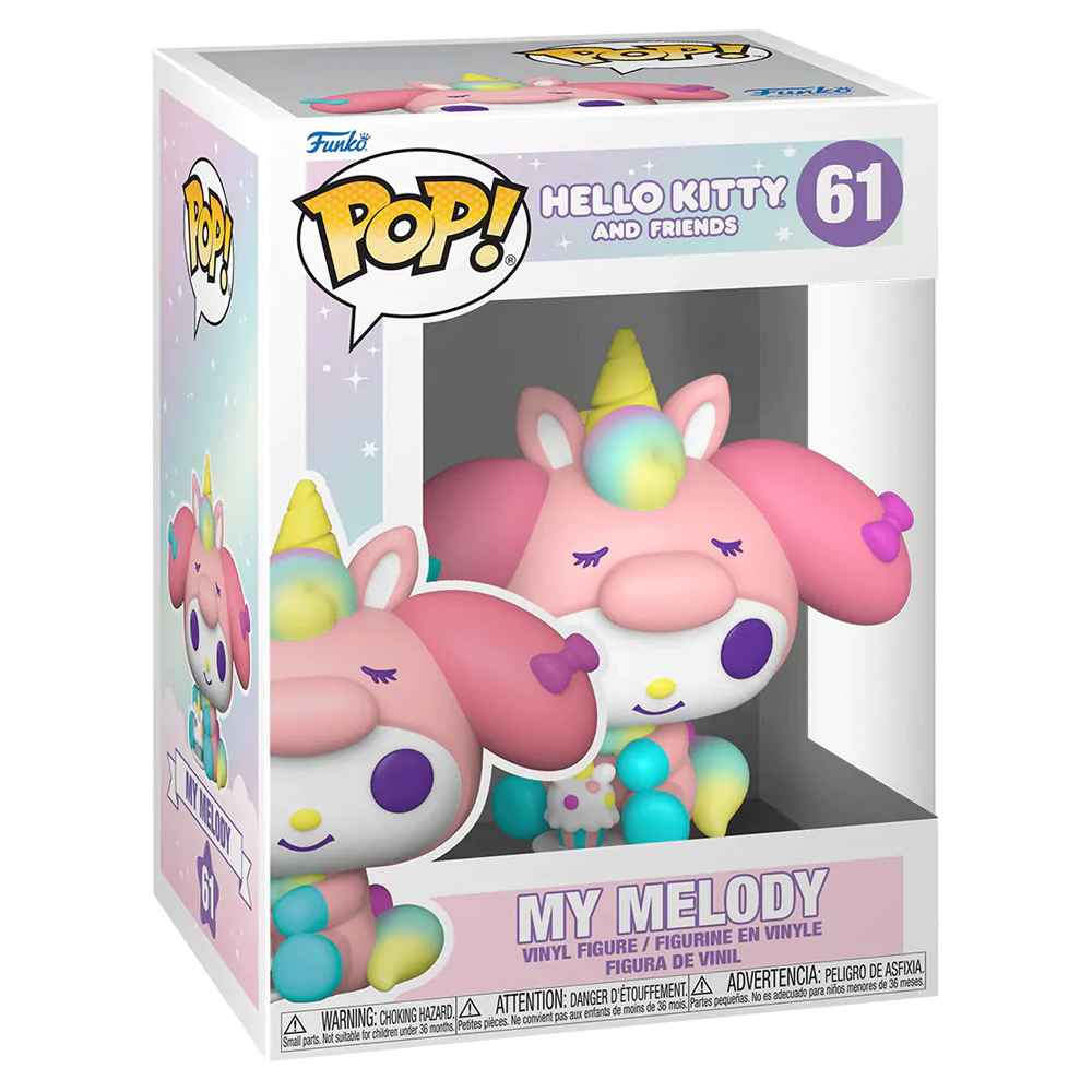 [PRE-ORDER] Funko POP! Sanrio: Hello Kitty - My Melody (Unicorn Party) Vinyl Figure #61 (ONLINE ORDER ONLY)