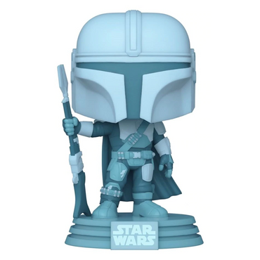 Funko POP! The Mandalorian - The Mandalorian Hologram (Glow in the Dark) Vinyl Figure #345 Entertainment Earth Exclusive (ONLINE ORDER ONLY)