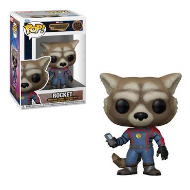 [PRE-ORDER] Funko POP! Marvel: Guardians of the Galaxy: Volume 3 - Rocket Vinyl Figure #1202 (ONLINE ORDER ONLY)
