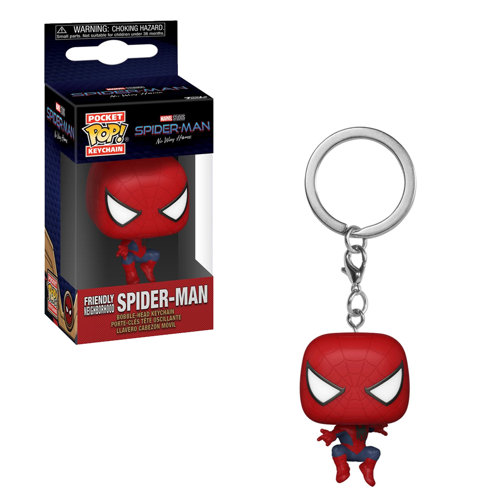 [PRE-ORDER] Funko POP! Keychain: Spider-Man: No Way Home - Friendly Neighborhood Spider-Man Pocket Keychain (ONLINE ORDER ONLY)