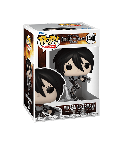 Funko POP! Attack on Titan: Final Season - Mikasa Ackerman Vinyl Figure #1446 (ONLINE ORDER ONLY)