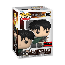 Funko POP! Attack on Titan - Captain Levi Ackerman Vinyl Figure #1315 AAA Anime Exclusive [READ DESCRIPTION] (ONLINE ORDER ONLY)