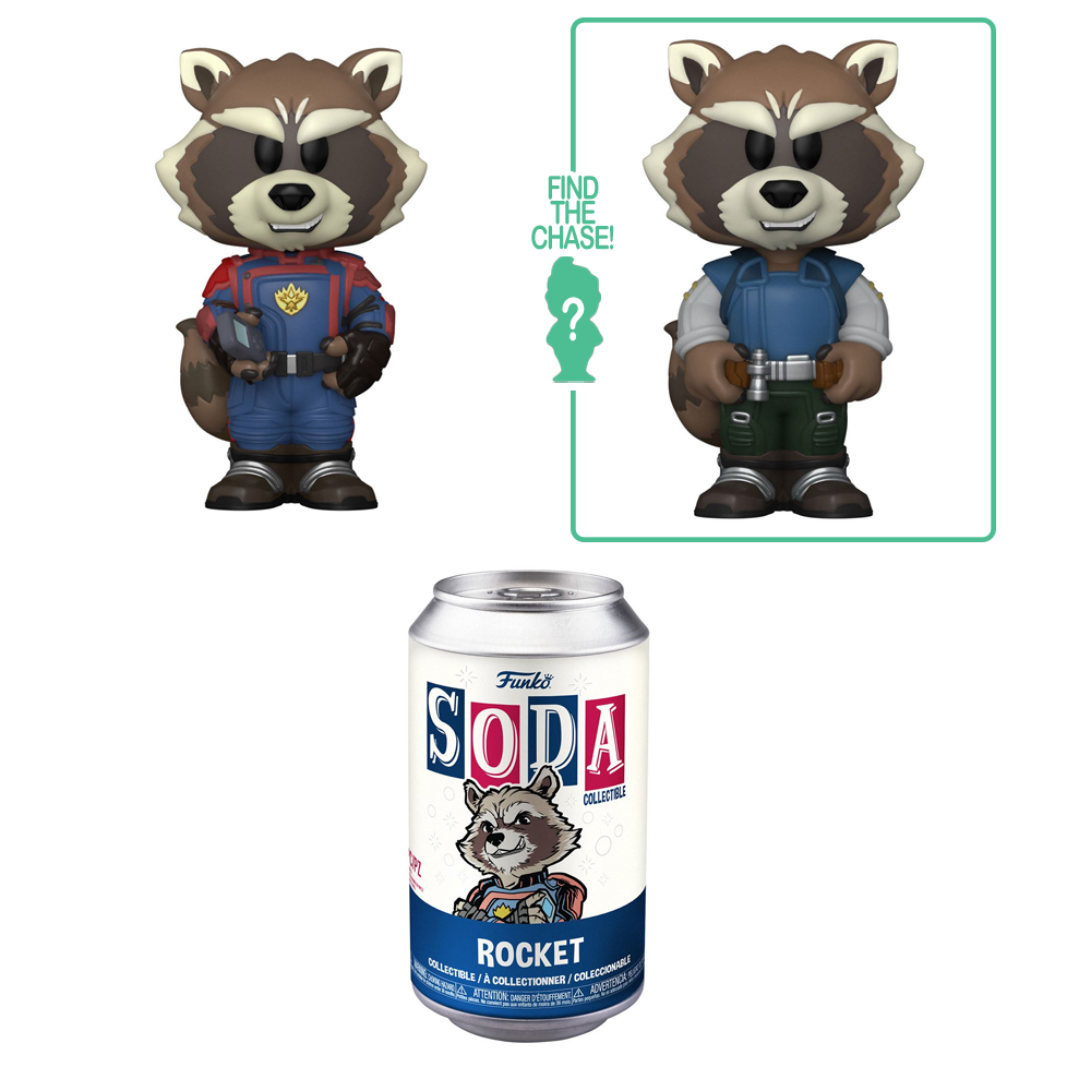 [PRE-ORDER] Funko Vinyl SODA: Guardians of the Galaxy: Volume 3 - Rocket Vinyl Figure (ONLINE ORDER ONLY)
