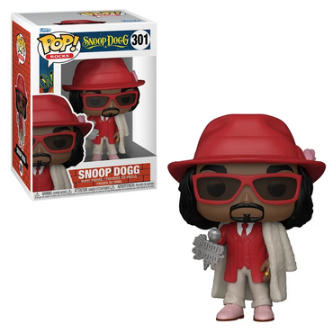 [PRE-ORDER] Funko POP! Rocks - Snoop Dogg with Fur Coat Vinyl Figure #301 (ONLINE ORDER ONLY)