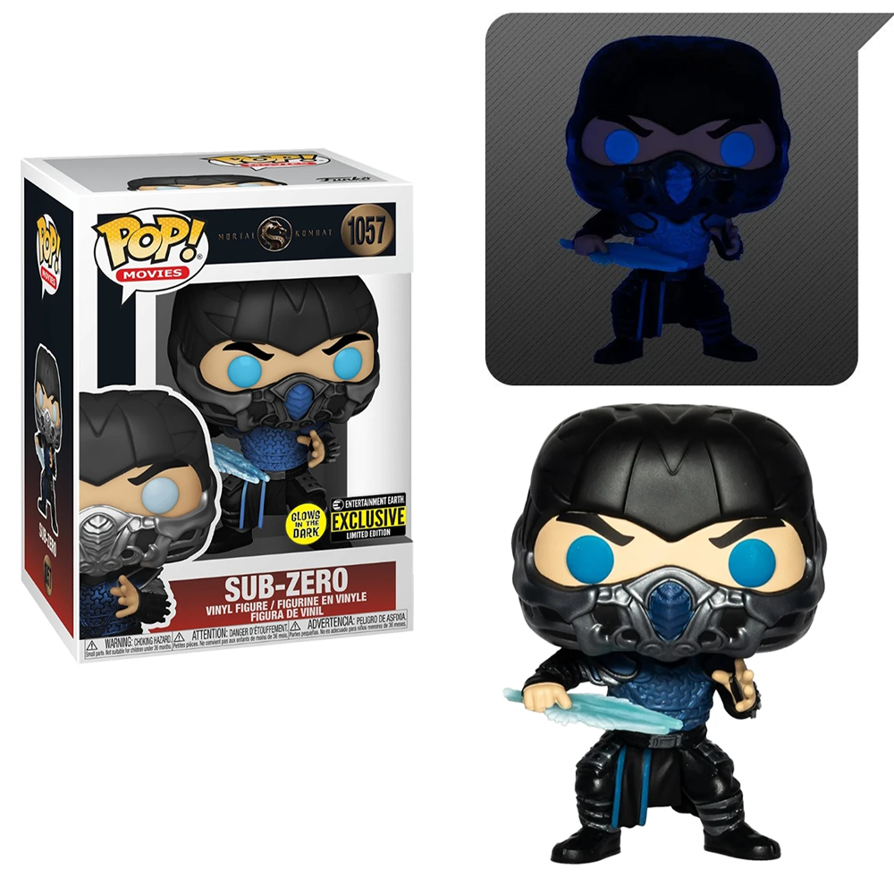 Funko POP! Mortal Kombat 2021 - Sub-Zero (GITD) Vinyl Figure Entertainment Earth Exclusive #1057 [READ DESCRIPTION] (ONLINE ORDER ONLY)