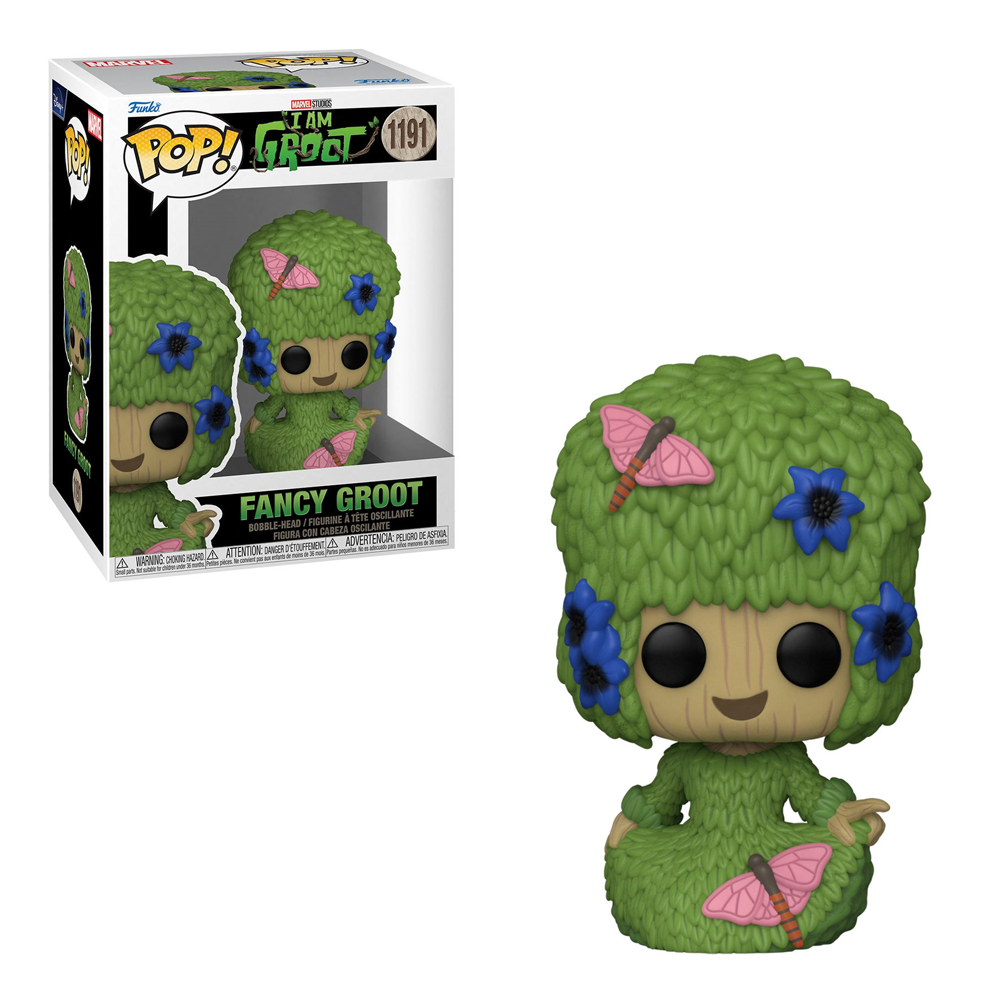 Funko POP! Marvel: I Am Groot - Fancy Groot Vinyl Figure #1191 (ONLINE ORDER ONLY)