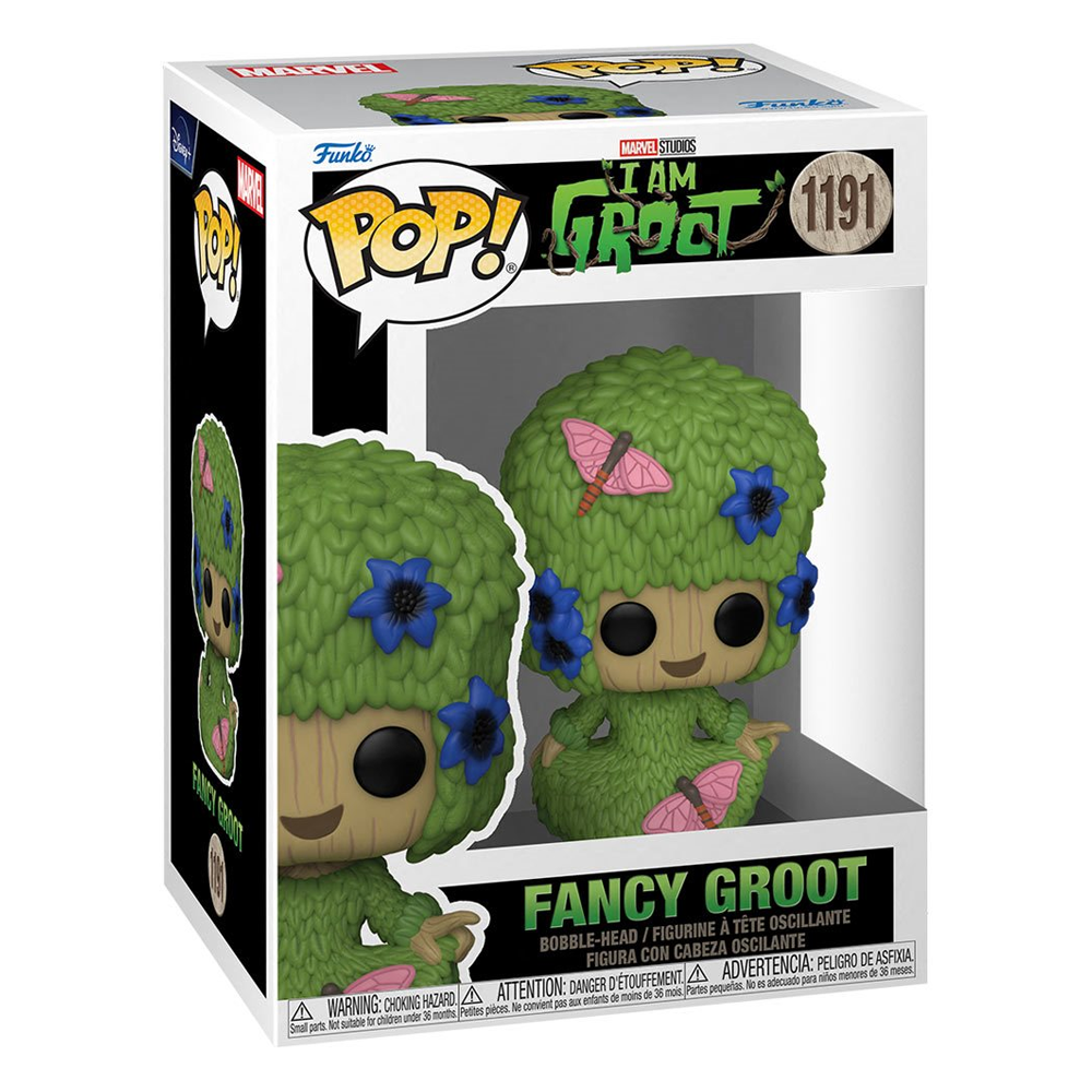 Funko POP! Marvel: I Am Groot - Fancy Groot Vinyl Figure #1191 (ONLINE ORDER ONLY)