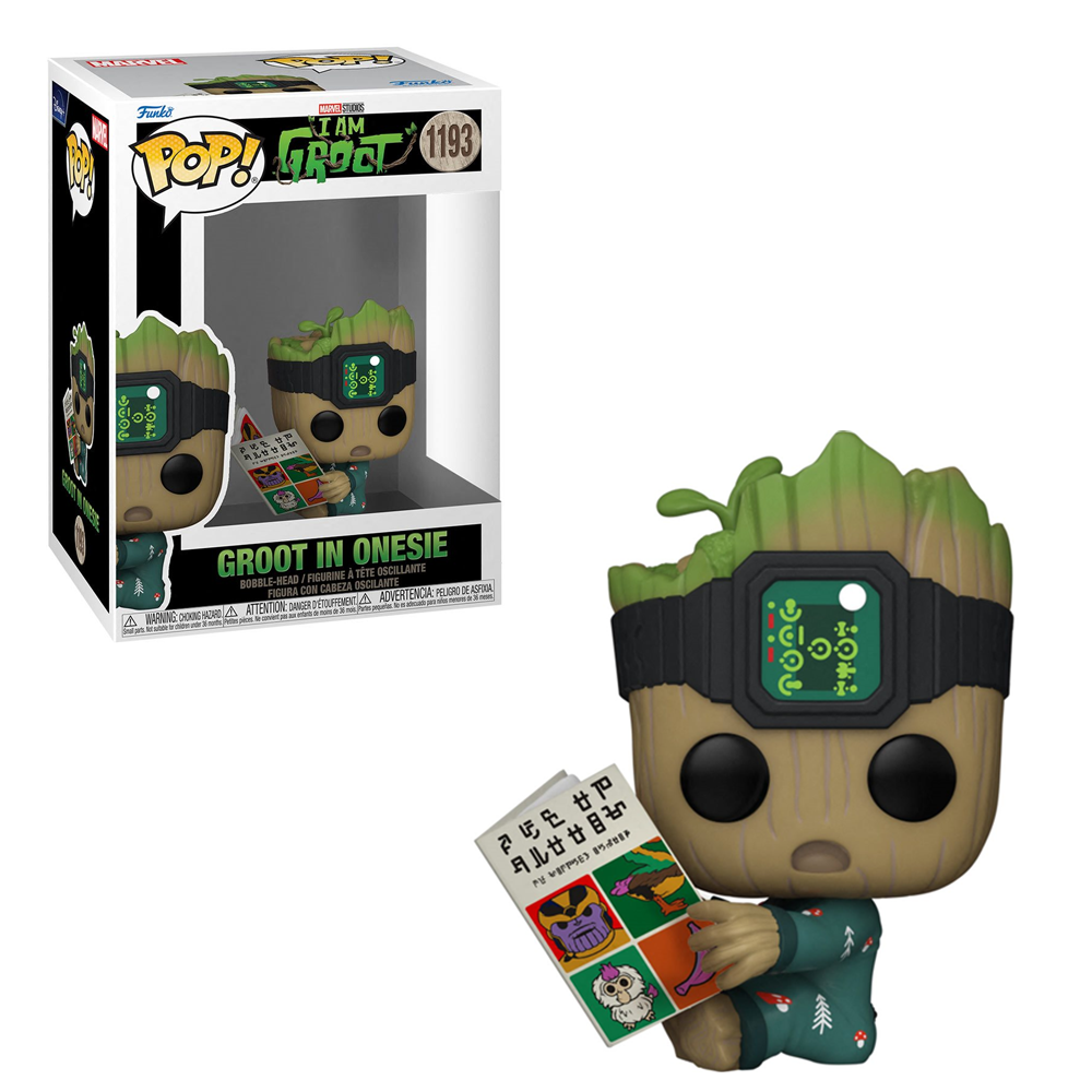 [PRE-ORDER] Funko POP! Marvel: I Am Groot - Groot in Onesie with Book Vinyl Figure #1193 (ONLINE ORDER ONLY)