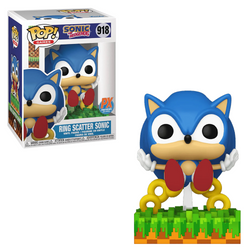Funko POP! Games: Sonic the Hedgehog - Sonic (Ring Scatter) Vinyl Figure #918 Preview Exclusives (PX) (ONLINE ORDER ONLY)