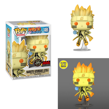 Funko POP! Naruto Shippuden - Naruto Uzumaki  (Kurama Link Mode) Vinyl Figure #1465 AAA Anime Exclusive (ONLINE ORDER ONLY)