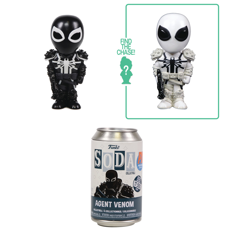 Funko Vinyl SODA: Marvel - Agent Venom Vinyl Figure Preview Exclusives (PX) SDCC 2023 (ONLINE ORDER ONLY)