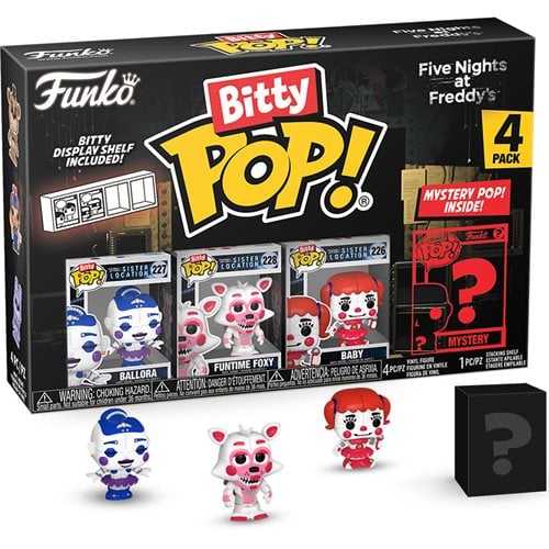 Five Nights at Freddy's Funko Bitty Pop! Mini-Figure 4-Pack - Select Set(s) (Online Order Only)