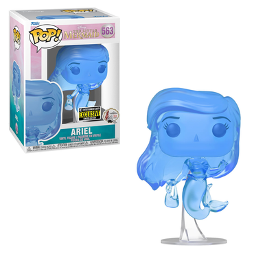 Funko POP! The Little Mermaid - Ariel (Blue Translucent) Vinyl Figure #563 Entertainment Earth Exclusive (ONLINE ORDER ONLY)