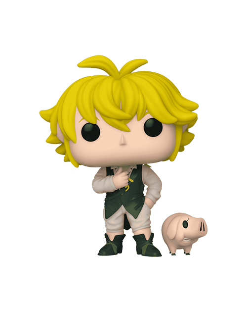 Funko POP! & Buddy: The Seven Deadly Sins - Meliodas with Hawk Vinyl Figure #1497 (ONLINE ORDER ONLY)