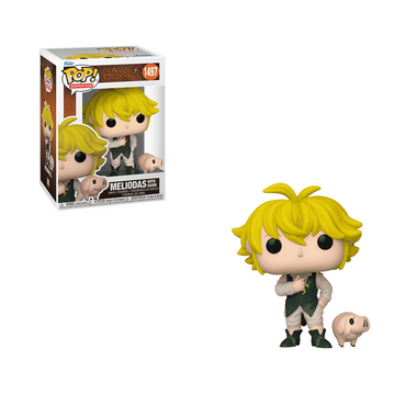 Funko POP! & Buddy: The Seven Deadly Sins - Meliodas with Hawk Vinyl Figure #1497 (ONLINE ORDER ONLY)