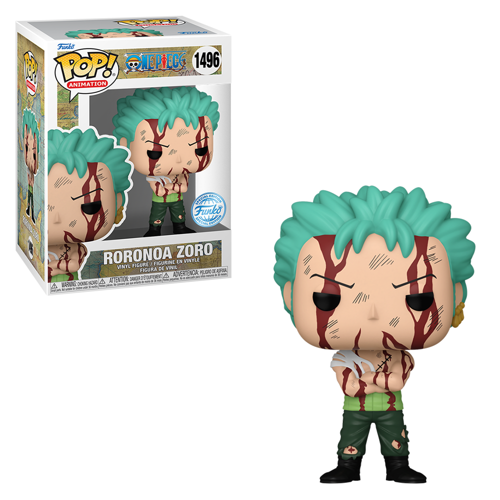 Funko POP! One Piece - Zoro (Nothing Happened) Vinyl Figure #1496 Special Edition Exclusive (ONLINE ORDER ONLY)