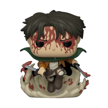 Funko POP! Attack on Titan - Battle Levi (Bloody) Vinyl Figure #1169 Alliance Entertainment Exclusive [READ DESCRIPTION] (ONLINE ORDER ONLY)