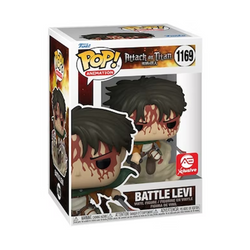 Funko POP! Attack on Titan - Battle Levi (Bloody) Vinyl Figure #1169 Alliance Entertainment Exclusive [READ DESCRIPTION] (ONLINE ORDER ONLY)