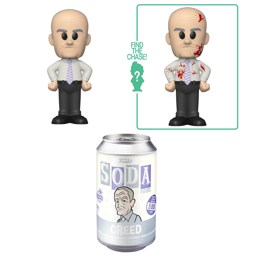 Funko Vinyl SODA: The Office - Creed Vinyl Figure Entertainment Earth Exclusive [READ DESCRIPTION] (ONLINE ORDER ONLY)