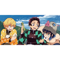 FuRyu: Demon Slayer: Kimetsu no Yaiba - Bath Towel 2 - Tanjiro & Zenitsu & Inosuke (ONLINE ORDER ONLY)
