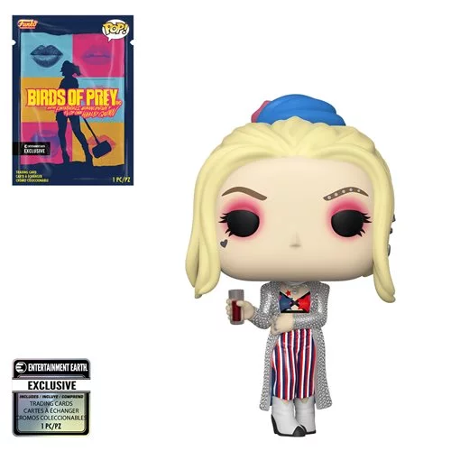 Funko POP! Birds of Prey - Harley Quinn Black Mask Club with Collectible Card  - Entertainment Earth Exclusive (ONLINE ORDER ONLY)