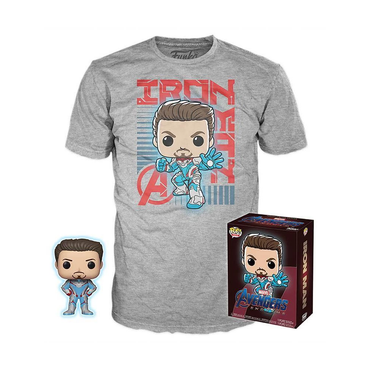 Funko POP! and Tee: Avengers: Endgame - Iron Man Collectors Box Target Exclusive [READ DESCRIPTION] (ONLINE ORDER ONLY)