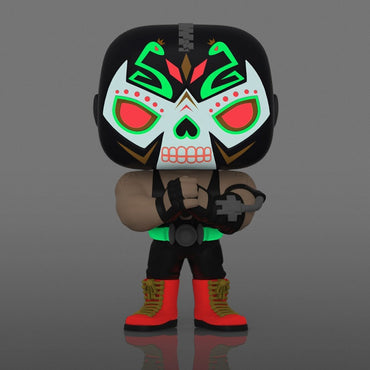 Funko POP! DC Super Heroes: Dia De Los - Bane (Glow in the Dark) Vinyl Figure Entertainment Earth Exclusive (ONLINE ORDER ONLY)