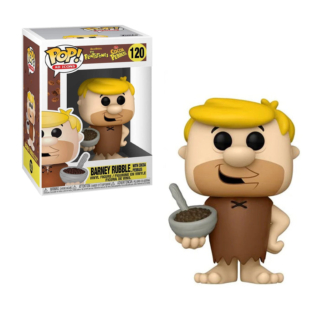 Funko POP! Ad Icons: Cocoa Pebbles - Barney with Cereal Vinyl Figure #120 (ONLINE ORDER ONLY)