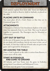 Flames of War: Mission Cards (ONLINE ORDER ONLY)