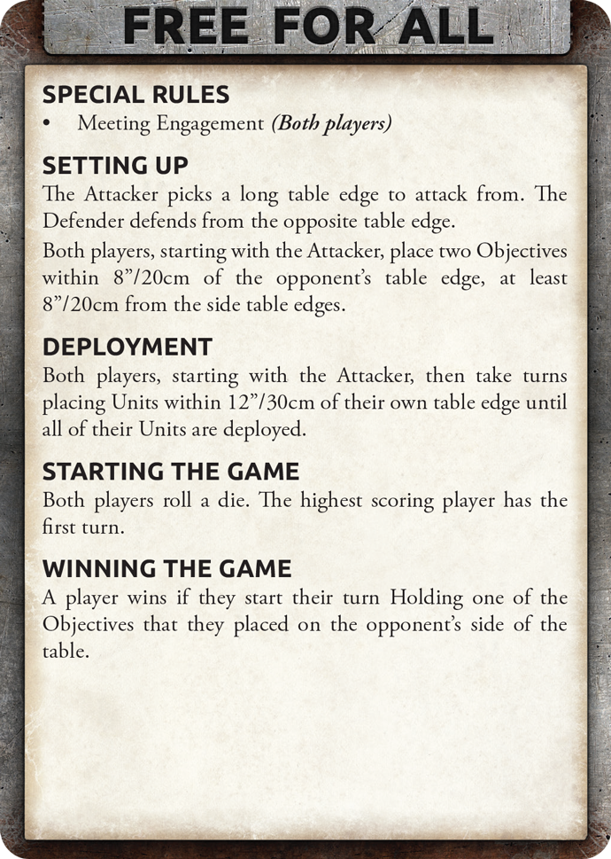 Flames of War: Mission Cards (ONLINE ORDER ONLY)