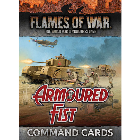 Flames of War: British Armoured Fist Command Cards (ONLINE ORDER ONLY)