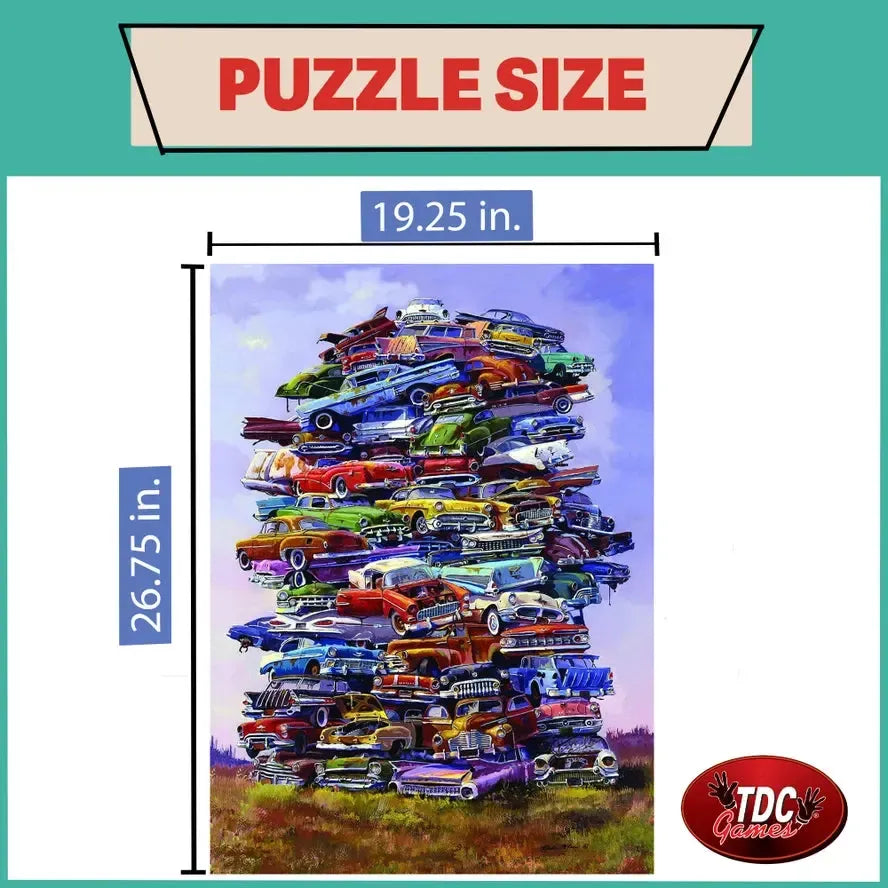 Fabulous 50s Junkpile 1000 Piece Jigsaw Puzzle TDC (ONLINE ORDER ONLY)
