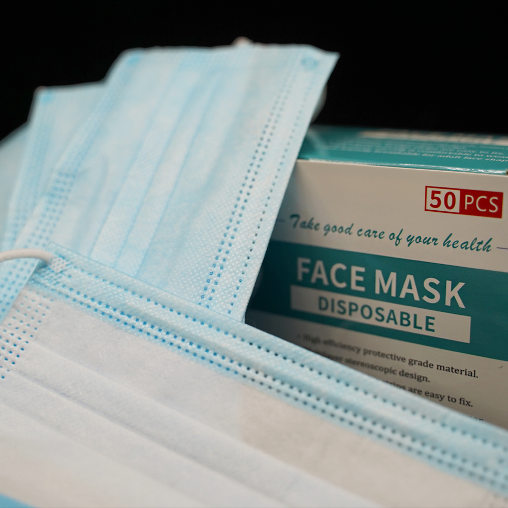 Non-Medical 3-Layers Disposable Face Mask - Pack of 50 (ONLINE ORDER ONLY)