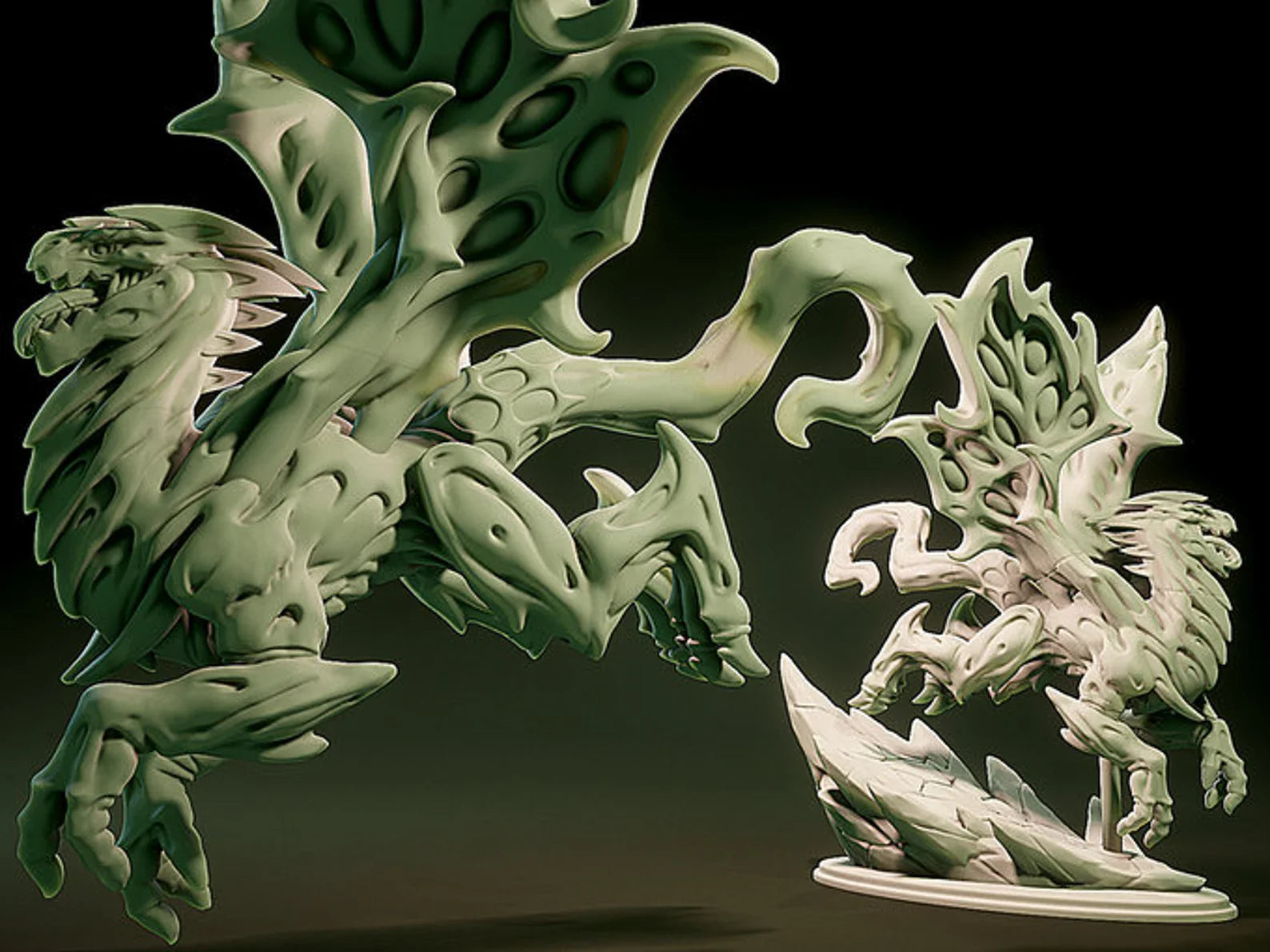 3D Printed Nafarrate Faerie Dragon Lovecraftian Bestiary 28 32 mm D&D (Online Only)
