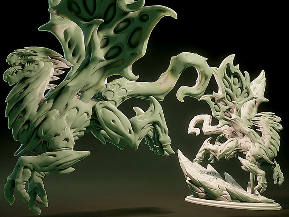 3D Printed Nafarrate Faerie Dragon Lovecraftian Bestiary 28 32 mm D&D (Online Only)