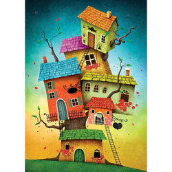 Fairy Tale Houses 1000 Piece Jigsaw Puzzle Enjoy (ONLINE ORDER ONLY)