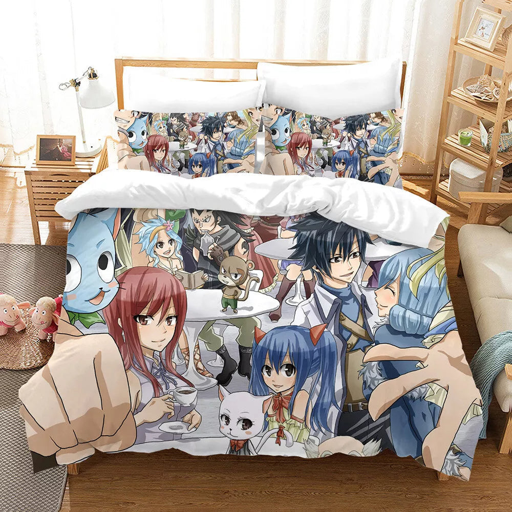 Fairy Tail Bedding Set Quilt Cover Without Filler (Online Order Only)