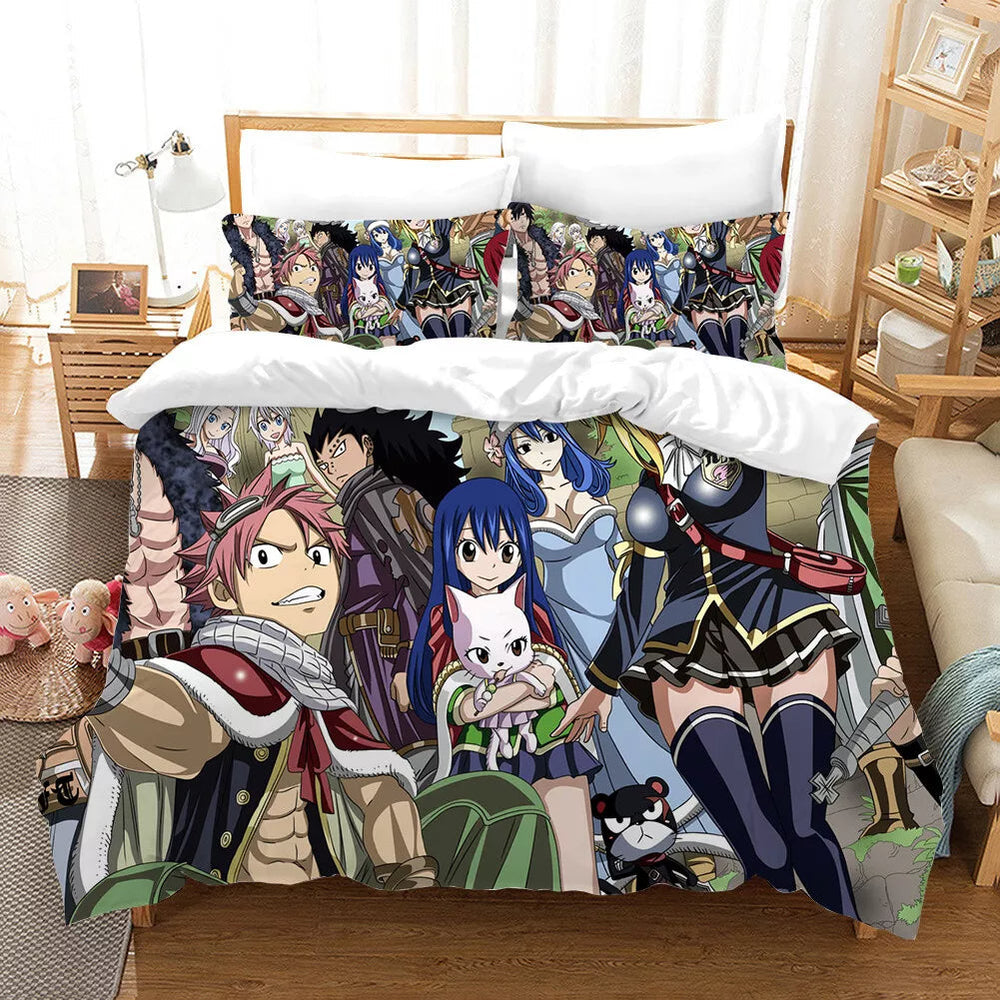 Fairy Tail Bedding Set Quilt Cover Without Filler (Online Order Only)