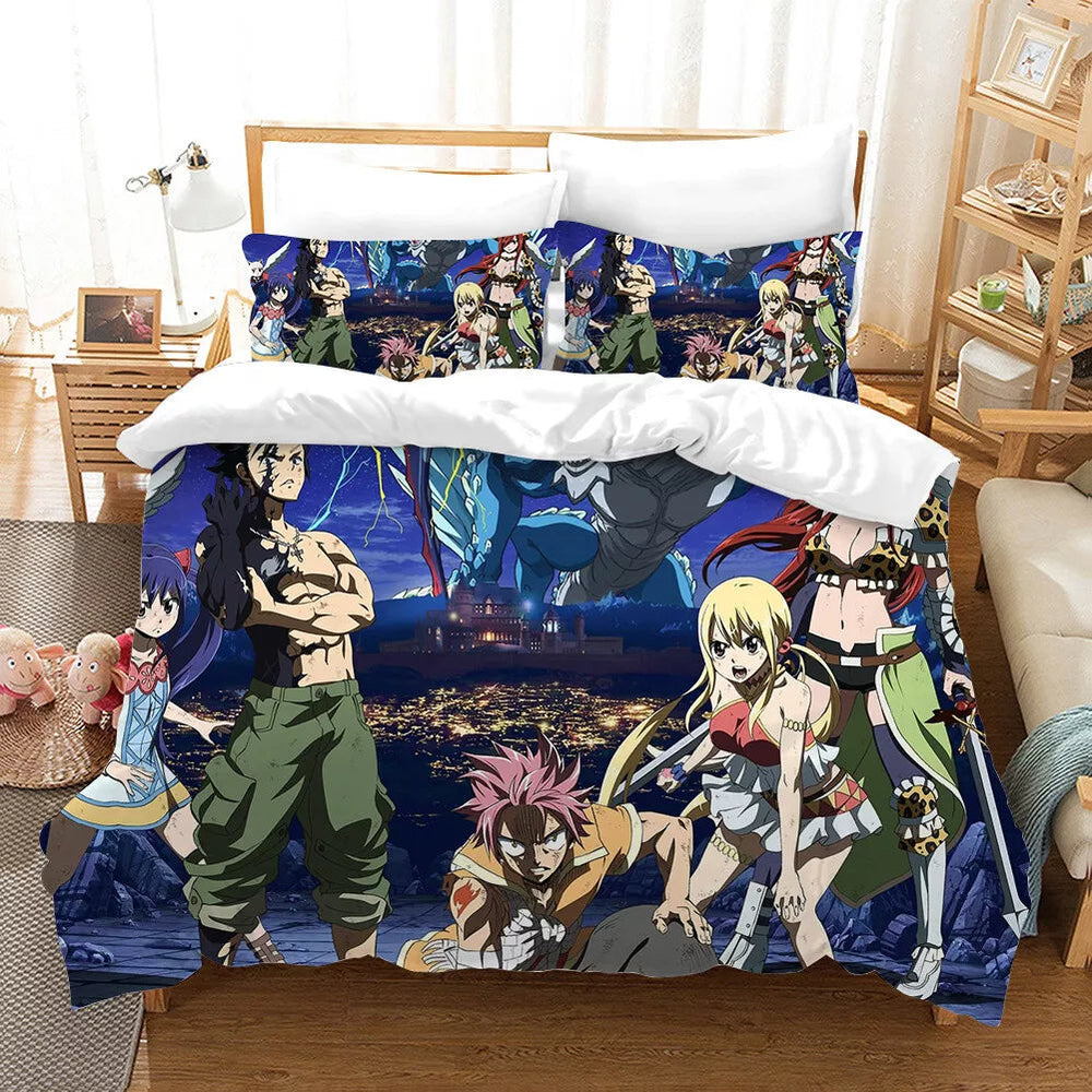 Fairy Tail Bedding Set Quilt Cover Without Filler (Online Order Only)