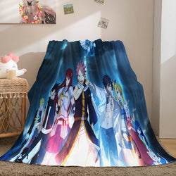 Fairy Tail Flannel Caroset Throw Cosplay Blanket (Online Order Only)