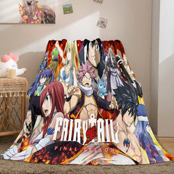 Fairy Tail Flannel Caroset Throw Cosplay Blanket (Online Order Only)