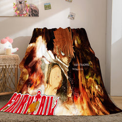 Fairy Tail Flannel Caroset Throw Cosplay Blanket (Online Order Only)