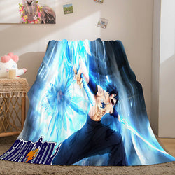 Fairy Tail Flannel Caroset Throw Cosplay Blanket (Online Order Only)