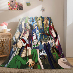 Fairy Tail Flannel Caroset Throw Cosplay Blanket (Online Order Only)