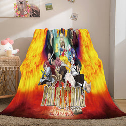 Fairy Tail Flannel Caroset Throw Cosplay Blanket (Online Order Only)