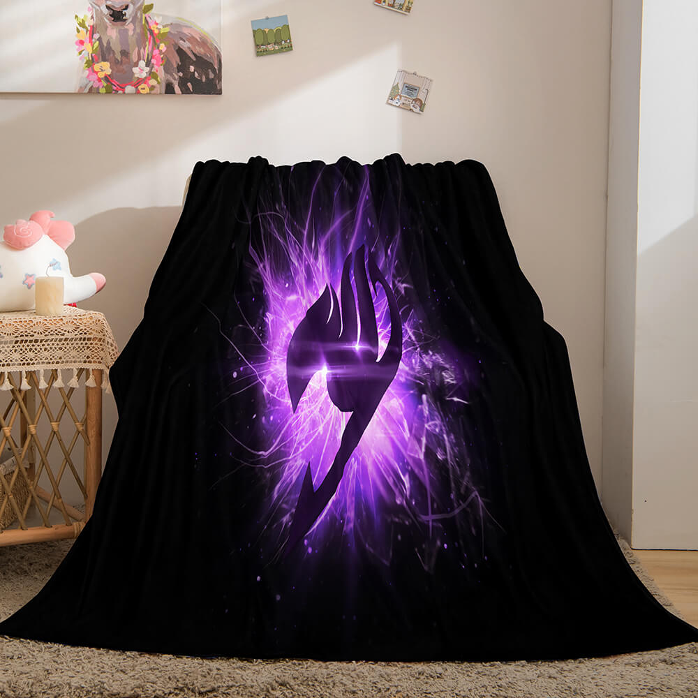Fairy Tail Flannel Caroset Throw Cosplay Blanket (Online Order Only)