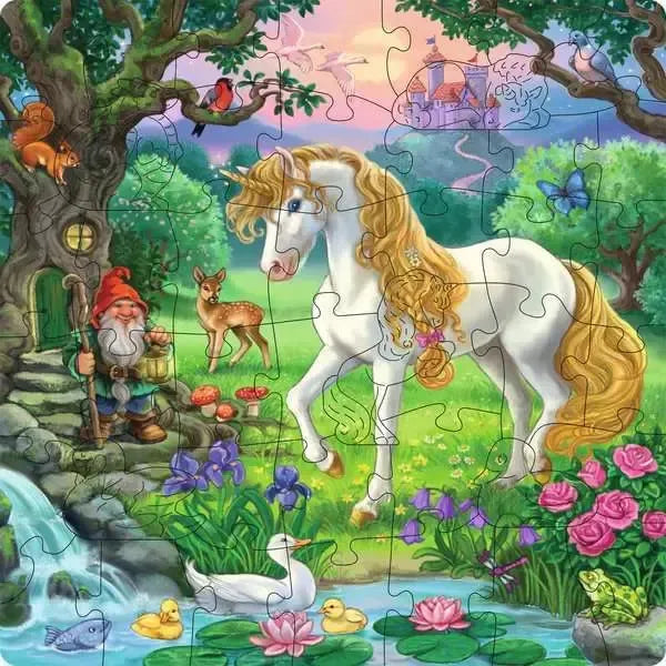 Fairytale Unicorn 44 Piece Wooden Jigsaw Puzzle Ravensburger