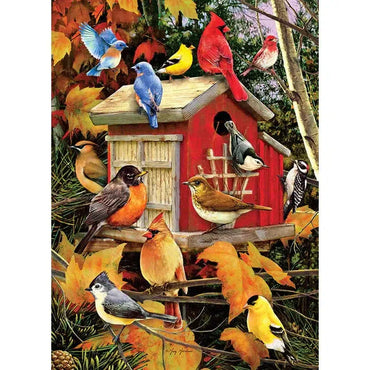 Fall Birdhouse 500 Piece Jigsaw Puzzle Cobble Hill (ONLINE ORDER ONLY)